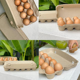 160 x 12 Cell Standard Pulp Egg Cartons - Unlabelled