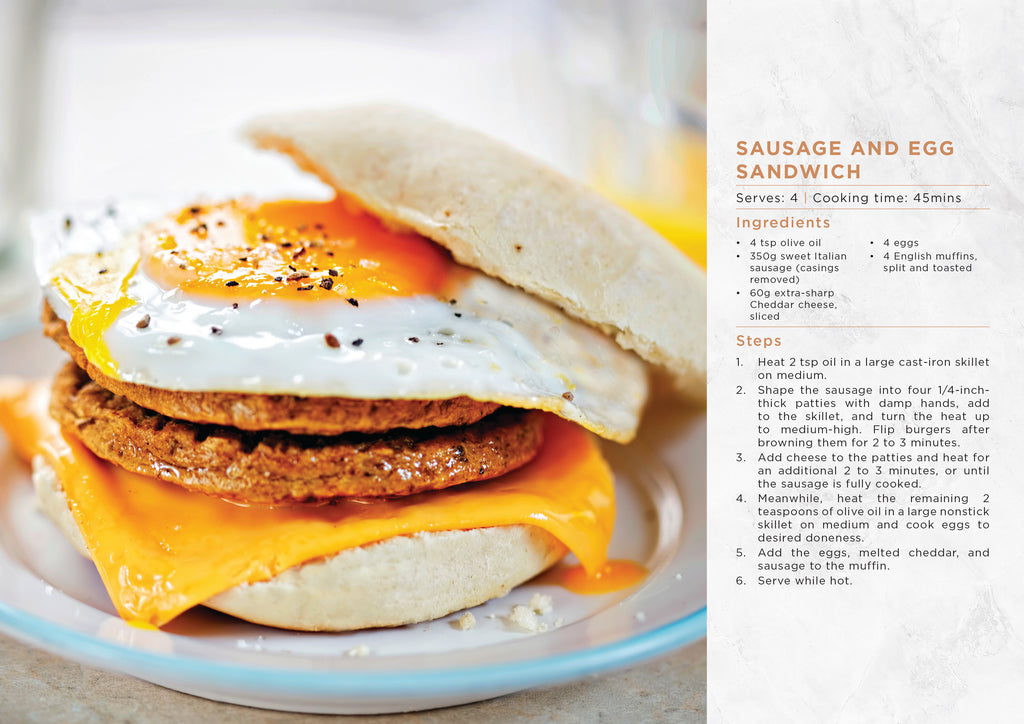 Easy Sausage and Egg Sandwich Recipe