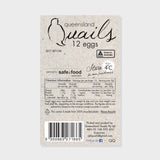 Quail Egg Carton Labels - Suits 12 Pack Clear Quail Cartons