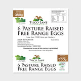 Egg Carton Labels - Suits 6 Pack Pulp Cartons