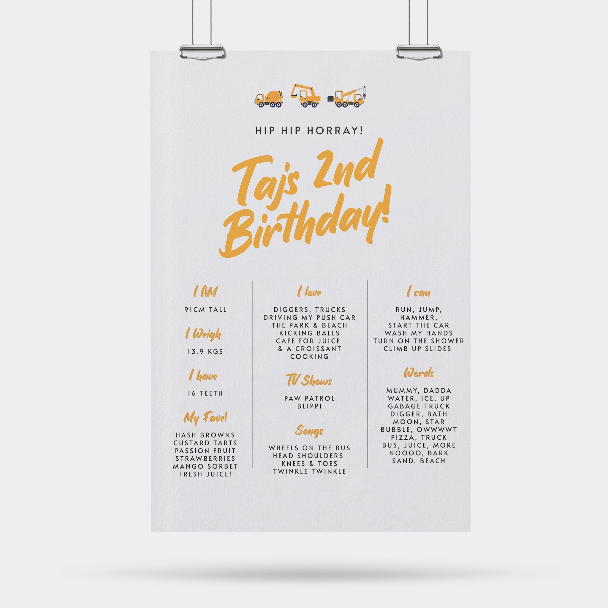 Birthday Party Corflute Signs