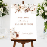 Wedding Ceremony & Reception Corflute Signs