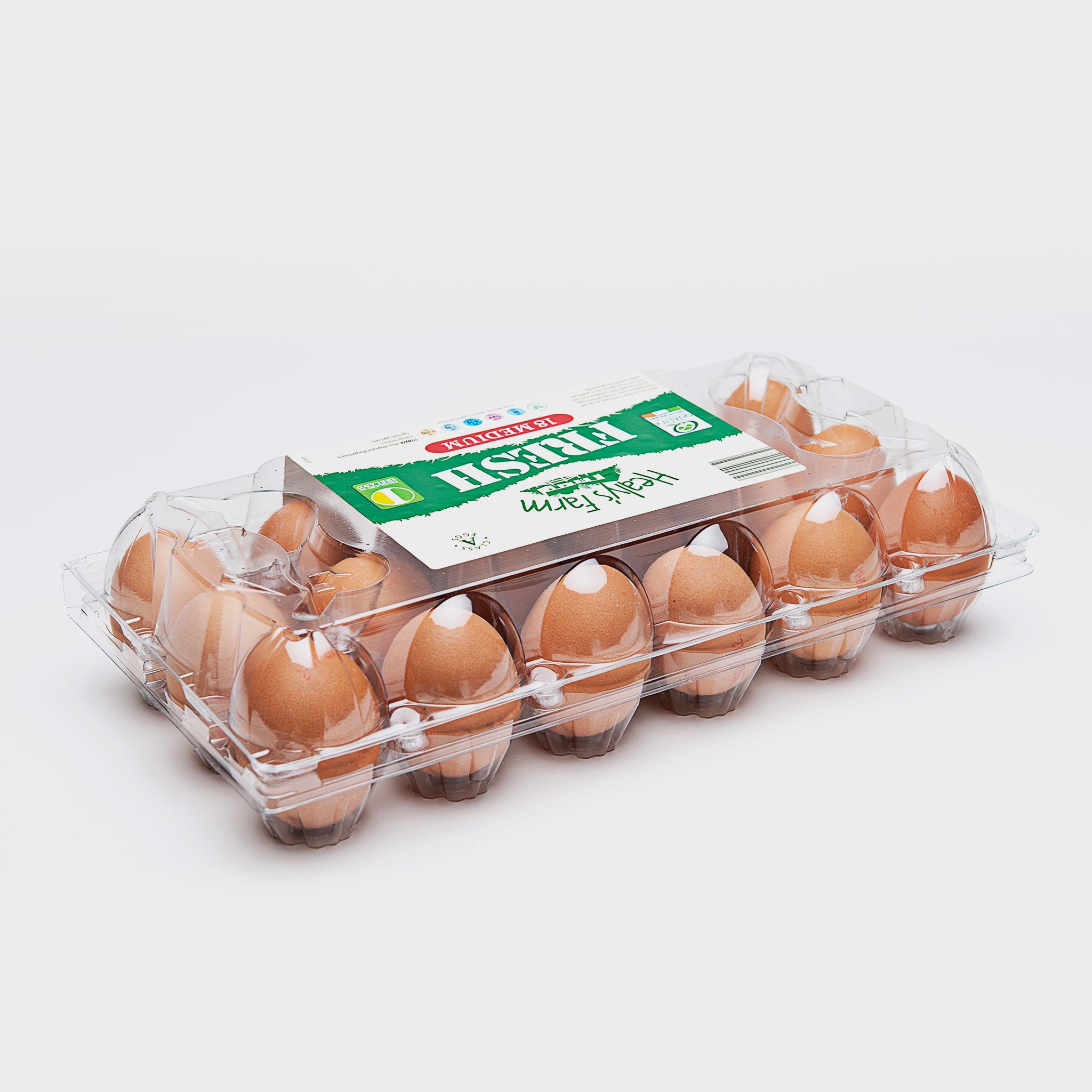 260 x 18 Standard RPET Egg Cartons - Unlabelled