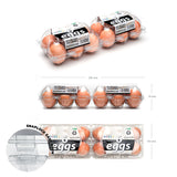 360 x 2x6 Standard RPET Egg Cartons - Unlabelled