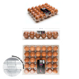190x(Sets) 30 Cell Standard RPET Egg Cartons - Unlabelled