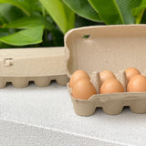 190 x 12 Cell Standard Pulp Egg Cartons - Unlabelled