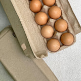 190 x 12 Cell Standard Pulp Egg Cartons - Unlabelled